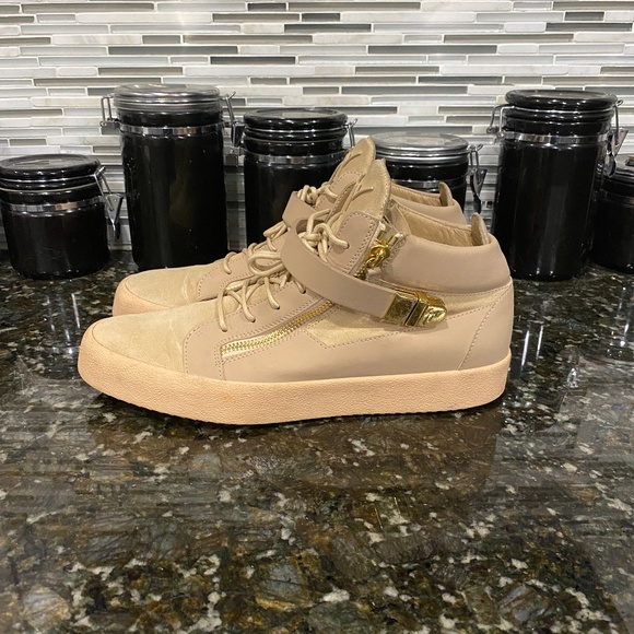 Giuseppe Zanotti Coby Leather Trainer (Size: 47, Color: Dusty Pink) - Picture 5 of 10